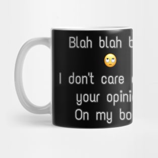 blah blah blah Mug